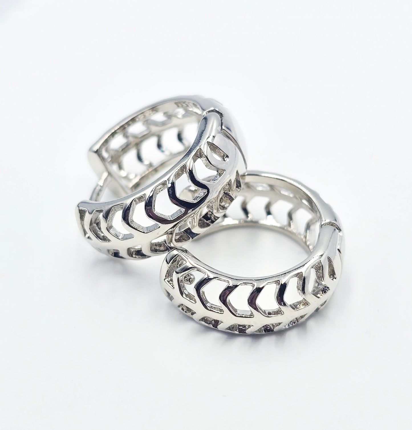 Arete Candonga Plateado ACP2