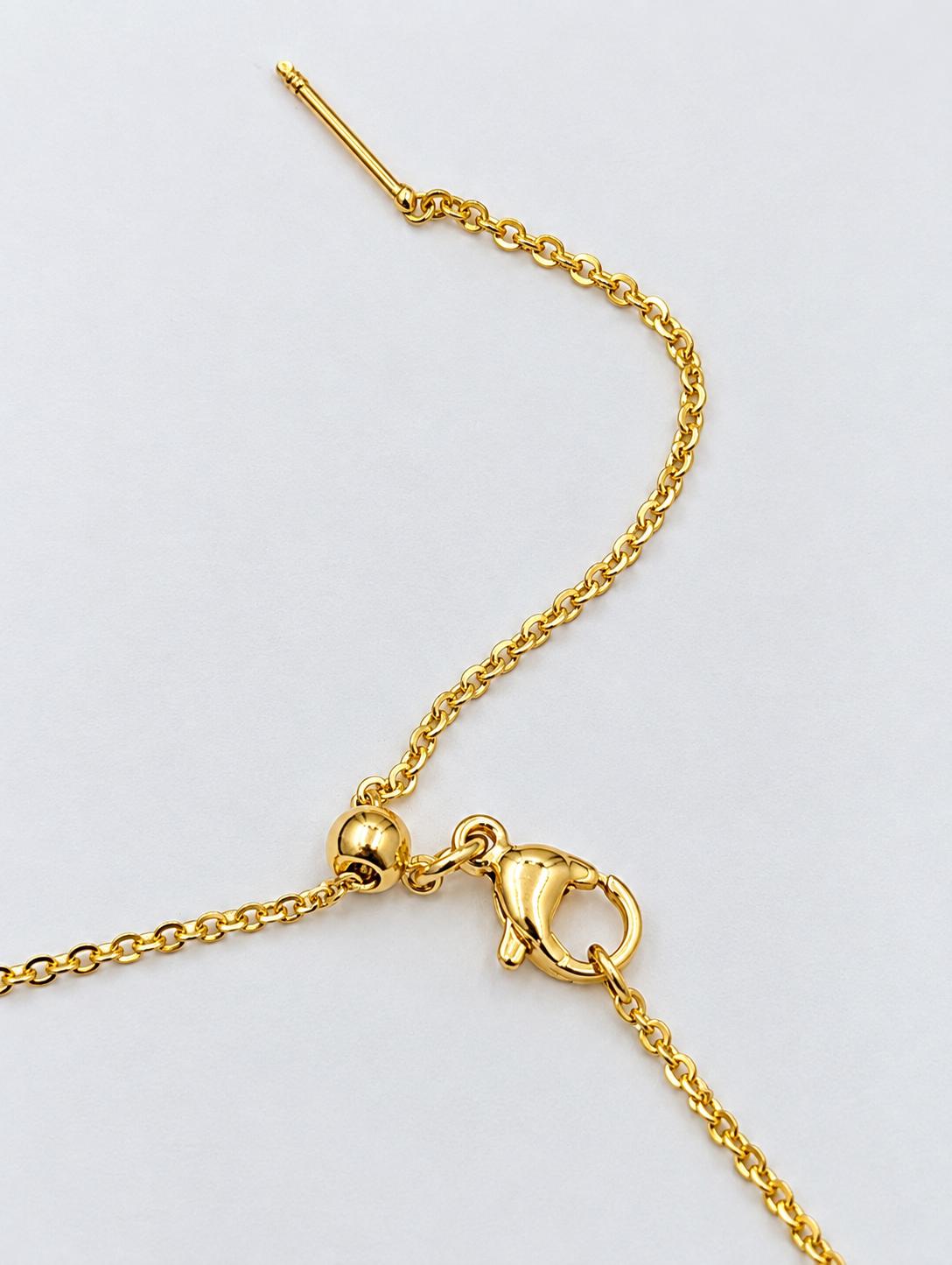 Collar Dorado Con Aretes 10