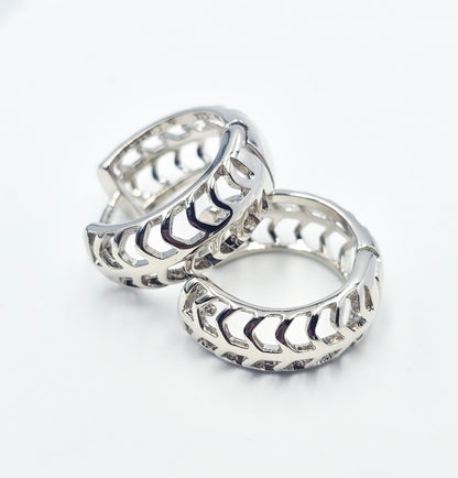 Arete Candonga Plateado ACP2