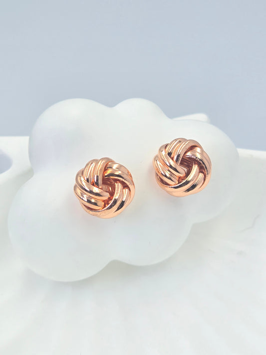 Topo Arete Oro Rosa TAOR14