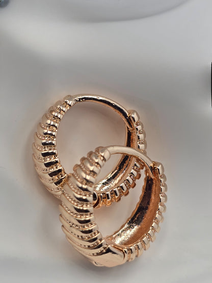 Arete Candonga Oro Rosa ACOR1