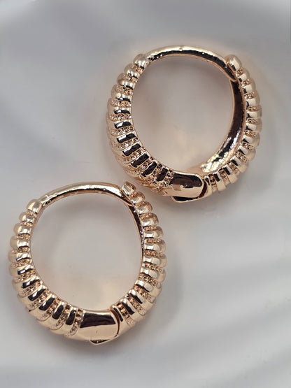 Arete Candonga Oro Rosa ACOR1