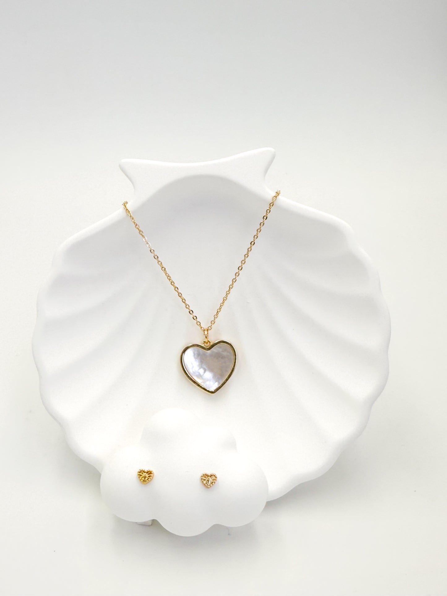 Collar Dorado con Aretes CDA4