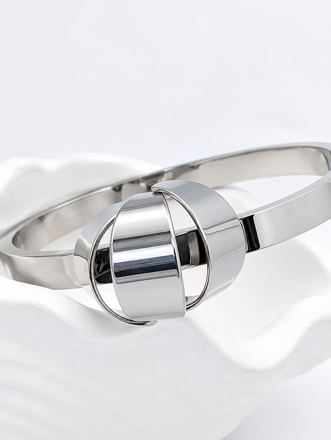 Pulsera Brazalete Plateado PBP 1