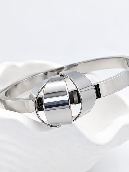 Pulsera Brazalete Plateado PBP 1