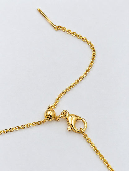 Collar Dorado Con Aretes 10