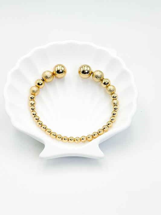 Pulsera Brazalete Dorado  PAD5