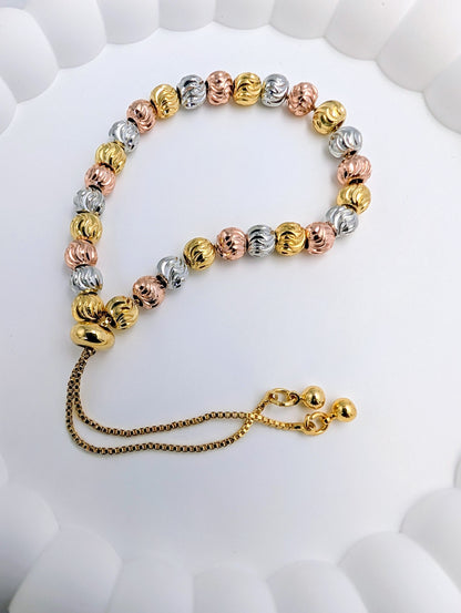 PULSERA TRES OROS PTO1